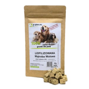 Liofilizowana Wątroba Wołowa 25g