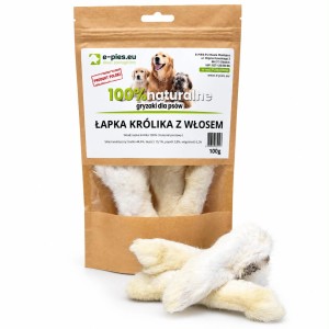 Łapka Królika z Włosem 100g