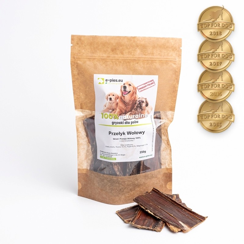 Przelyk Wolowy 250g e-pies.eu