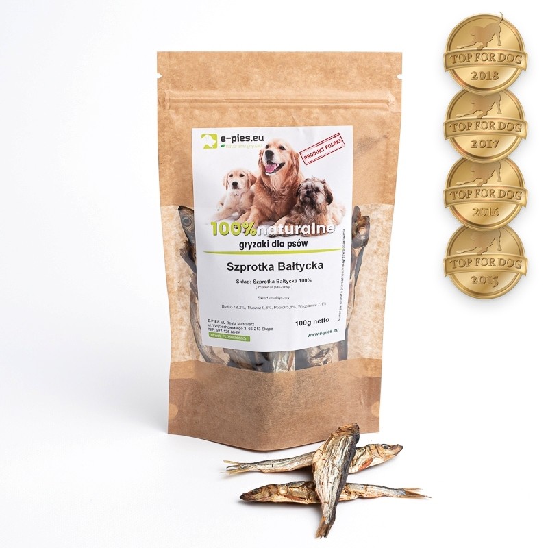 Szprotka Baltycka 100g e-pies.eu