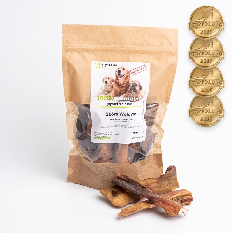 Skora Wolowa 250g e-pies.eu
